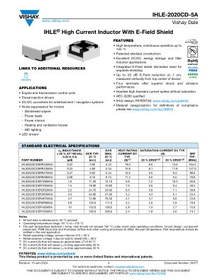 IHLE-2020CD-5A 数据手册首页