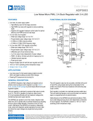 ADP5003 datasheet cover page
