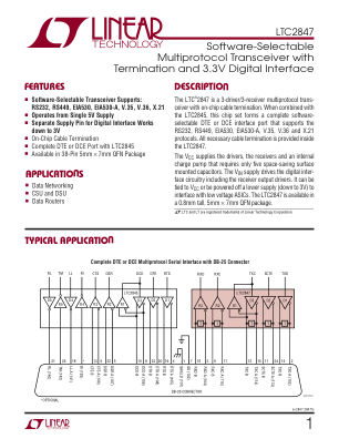 2847FS datasheet cover page