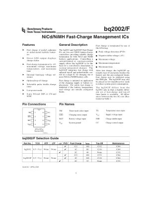 BQ2002F 数据手册首页
