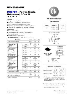 NTMFS4982NF 数据手册首页