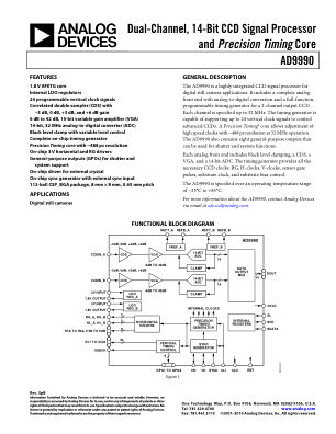 AD9990 数据手册首页