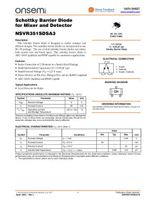 NSVR351SDSA3 datasheet cover page