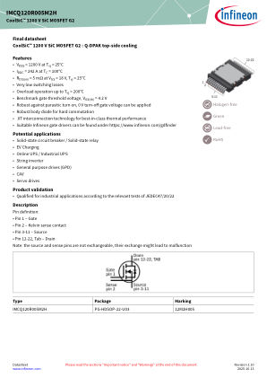 IMCQ120R005M2H 数据手册首页