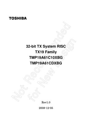 TMP19A61CDXBG 数据手册首页