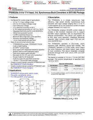 TPS563257 datasheet cover page