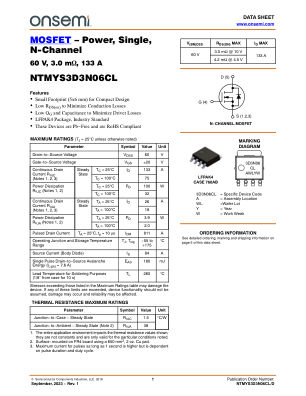 NTMYS3D3N06CL datasheet cover page