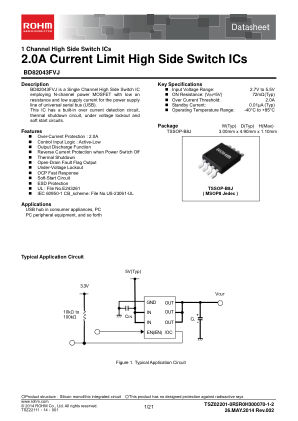 BD82043FVJ datasheet cover page