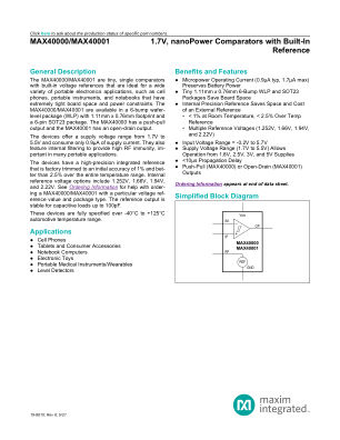 MAX40000-MAX40001 datasheet cover page