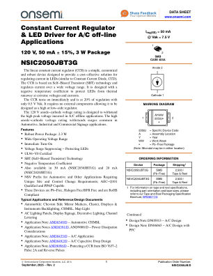 NSIC2050JB 数据手册首页
