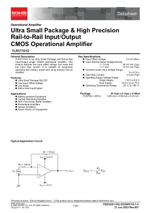 TLR377GYZ datasheet cover page