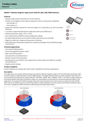 TLE49012-S0001 datasheet cover page