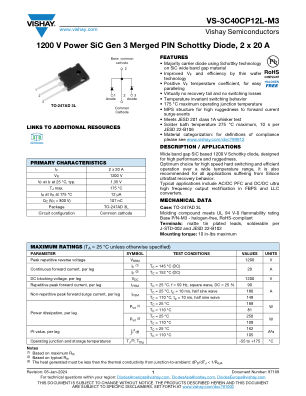 VS-3C40CP12L-M3 数据手册首页