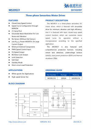 MS39531 datasheet cover page