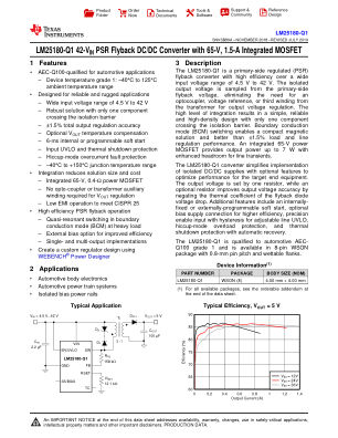 LM25180-Q1 datasheet cover page