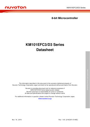 KM101EFC3 数据手册首页