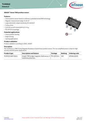 TLI55910-A6E-E0001 数据手册首页