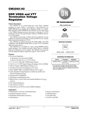 CM3202-02 datasheet cover page