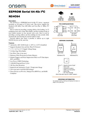 N24C64 数据手册首页