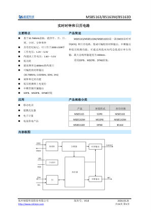 MS85163 数据手册首页