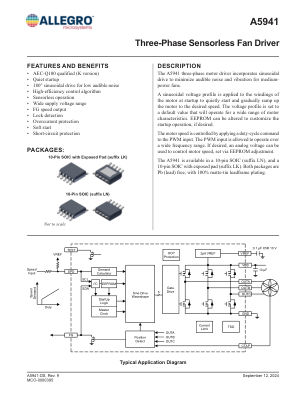 A5941 datasheet cover page