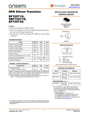 BF720T1 数据手册首页