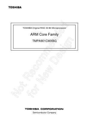 TMPA901CMXBG datasheet cover page