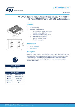 A2F20M65W3-FC datasheet cover page