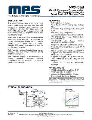 MP5408M datasheet cover page