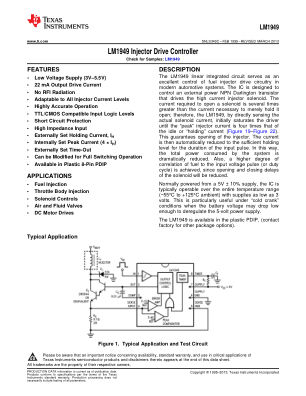 LM1949 datasheet cover page