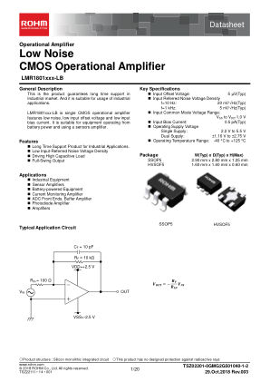 LMR1801HFV-LB datasheet cover page