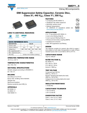 SMDY1-S datasheet cover page