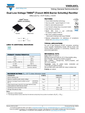 V30DL63CL 数据手册首页