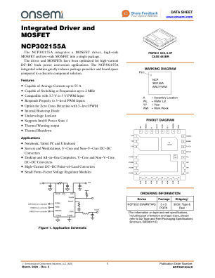 NCP302155A datasheet cover page