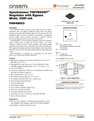 FAN48623 datasheet cover page