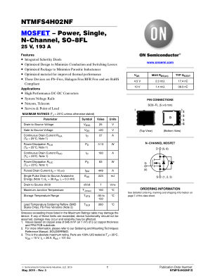 NTMFS4H02NF 数据手册首页