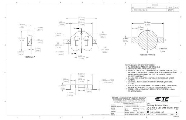 BAT-HLD-006-SMT 数据手册首页
