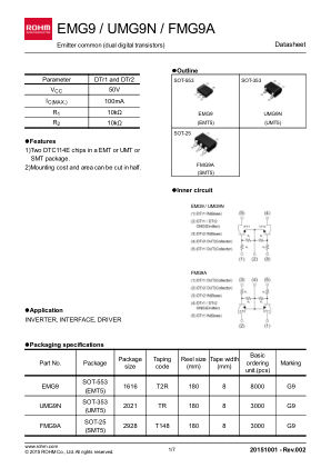 UMG9N 数据手册首页