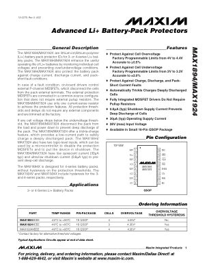 MAX1894-MAX1924 datasheet cover page
