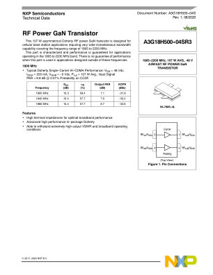 A3G18H500-04S 数据手册首页