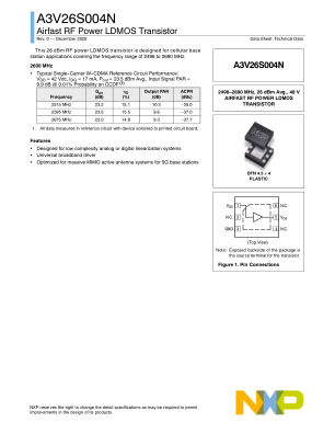 A3V26S004N datasheet cover page