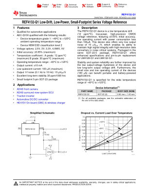 REF4132-Q1 数据手册首页