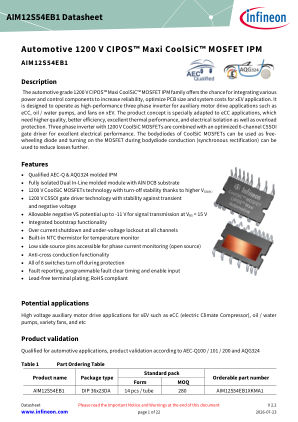 AIM12S54EB1 datasheet cover page