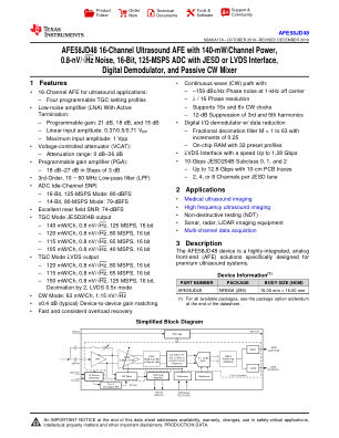 AFE58JD48 datasheet cover page