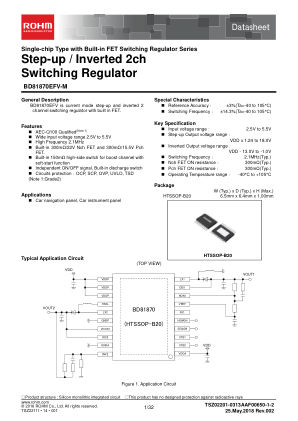 BD81870EFV-M datasheet cover page