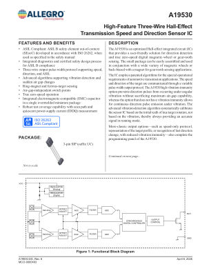 A19530 datasheet cover page