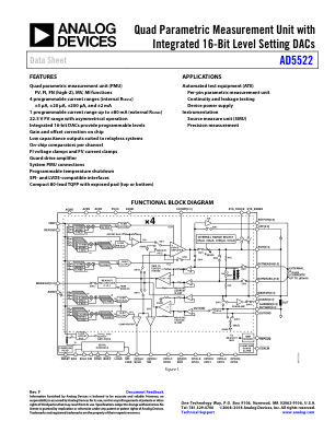 AD5522 数据手册首页