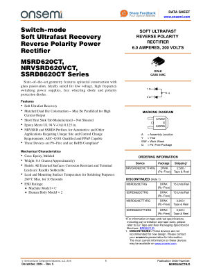 MSRD620CTR datasheet cover page
