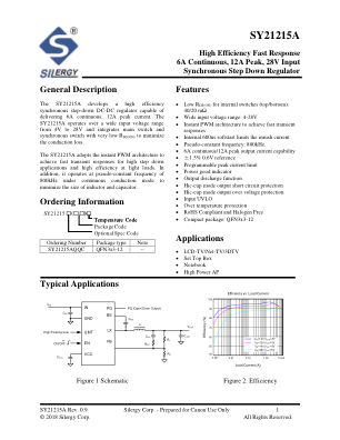 SY21215AQQC 数据手册首页