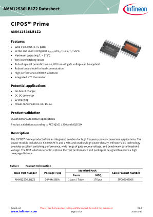 AMM12S36LB1Z2 datasheet cover page